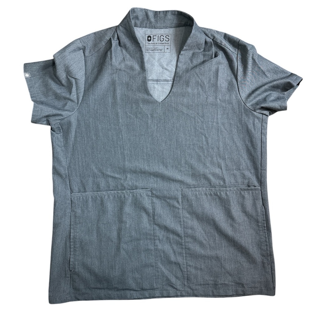 FIGS Men's Grey Scrub Shirt